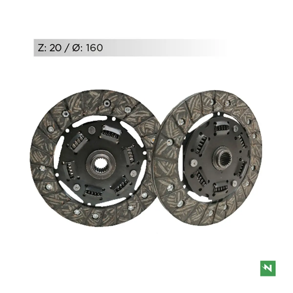 NEWFREN spojkové kotouče MOTO GUZZI NTX 350/650 86-90; V 35 77-90; V 50 77- 90 (suchá spojka) (NEWFREN spojkové kotouče MOTO GUZZI NTX 350/650 86-90;)