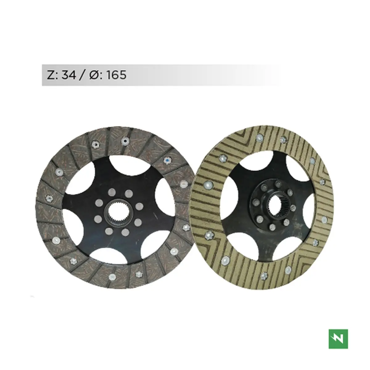 NEWFREN spojkové kotouče BMW R 45/65 80-93; R 80R/RT/GS/ST 80-95; R 100R/RT/CS/GS 80-96 (MCC600) (EBS6601) (suchá spojka) (NEWFREN spojkové kotouče)