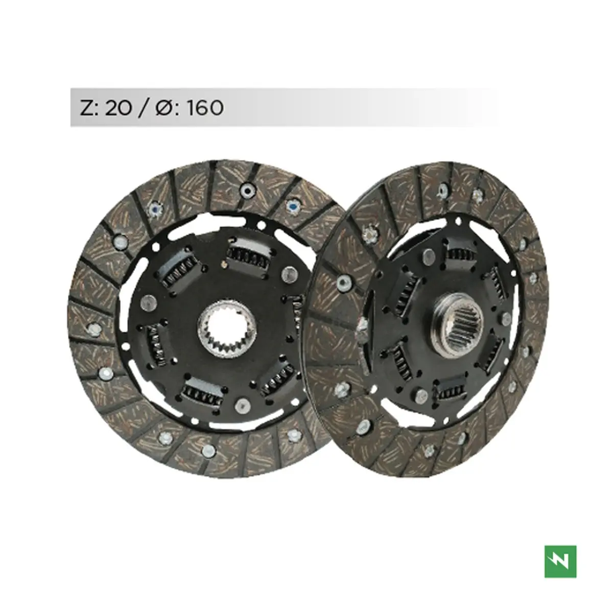 NEWFREN spojkové kotouče MOTO GUZZI NEVADA 350 92-97; V 35 92-01; NEVADA 750 98-10; BREVA 750 03-09 (suchá spojka) (NEWFREN spojkové kotouče MOTO)