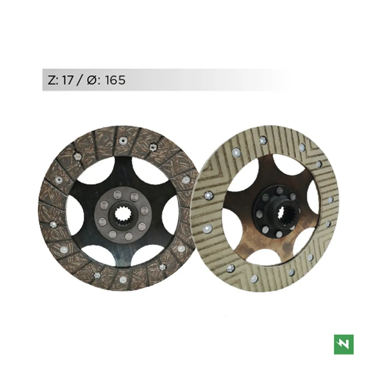 NEWFREN spojkové kotouče BMW R 850C 97-00; R 1100S 96-05; R 1150GS 00-03; R 1150GS ADVENTURE 01-05; R 1150R/RS/RT 00-06 (suchá spojka) (zesílené)