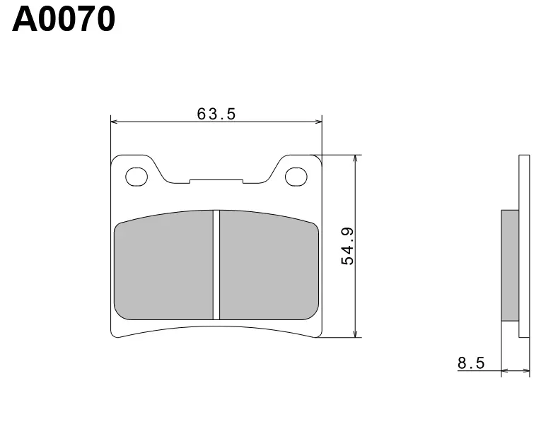 NISSIN brzdové destičky KH88 PREMIUM SEMI-METALLIC (sintrované) (ECE R90) vyrobeno v Japonsku (2P-207NS) ( )
