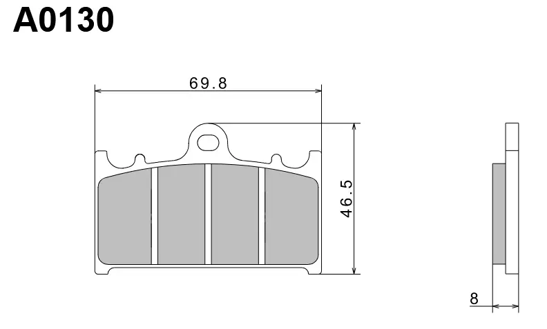 NISSIN brzdové destičky KH158 PREMIUM SEMI-METALLIC (sintrované) (ECE R90) vyrobeno v Japonsku (2P-214NS) (NISSIN brzdové destičky KH158 PREMIUM)