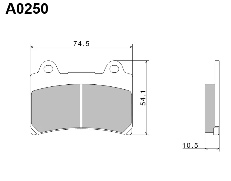 NISSIN brzdové destičky KH123 PREMIUM SEMI-METALLIC (sintrované) (ECE R90) vyrobeno v Japonsku (2P-228NS) (NISSIN brzdové destičky KH123 PREMIUM)