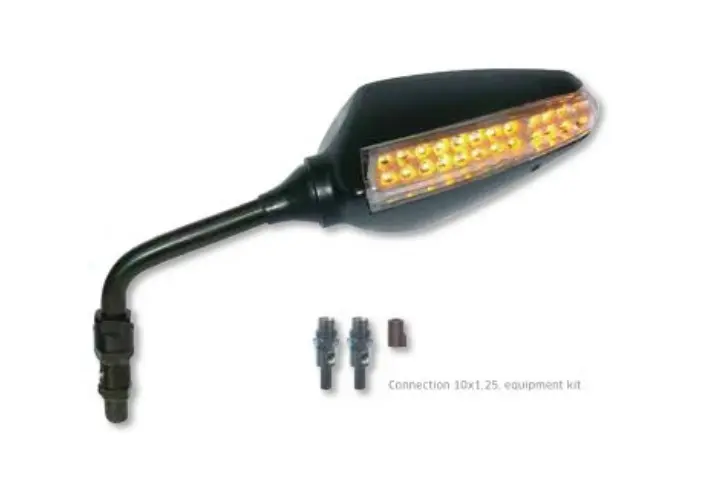 FAR univerzální pravé zrcátko s blinkrem LED barva černá (sada pro FAR 6885) (FAR univerzální pravé zrcátko s blinkrem LED barva černá (sada pro FAR)