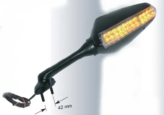 FAR zrcátko pravé LED SUZUKI GSXR 1000 (05-06), GSXR 600/750 (06) (FAR zrcátko pravé LED SUZUKI GSXR 1000 (05-06), GSXR 600/750 (06))