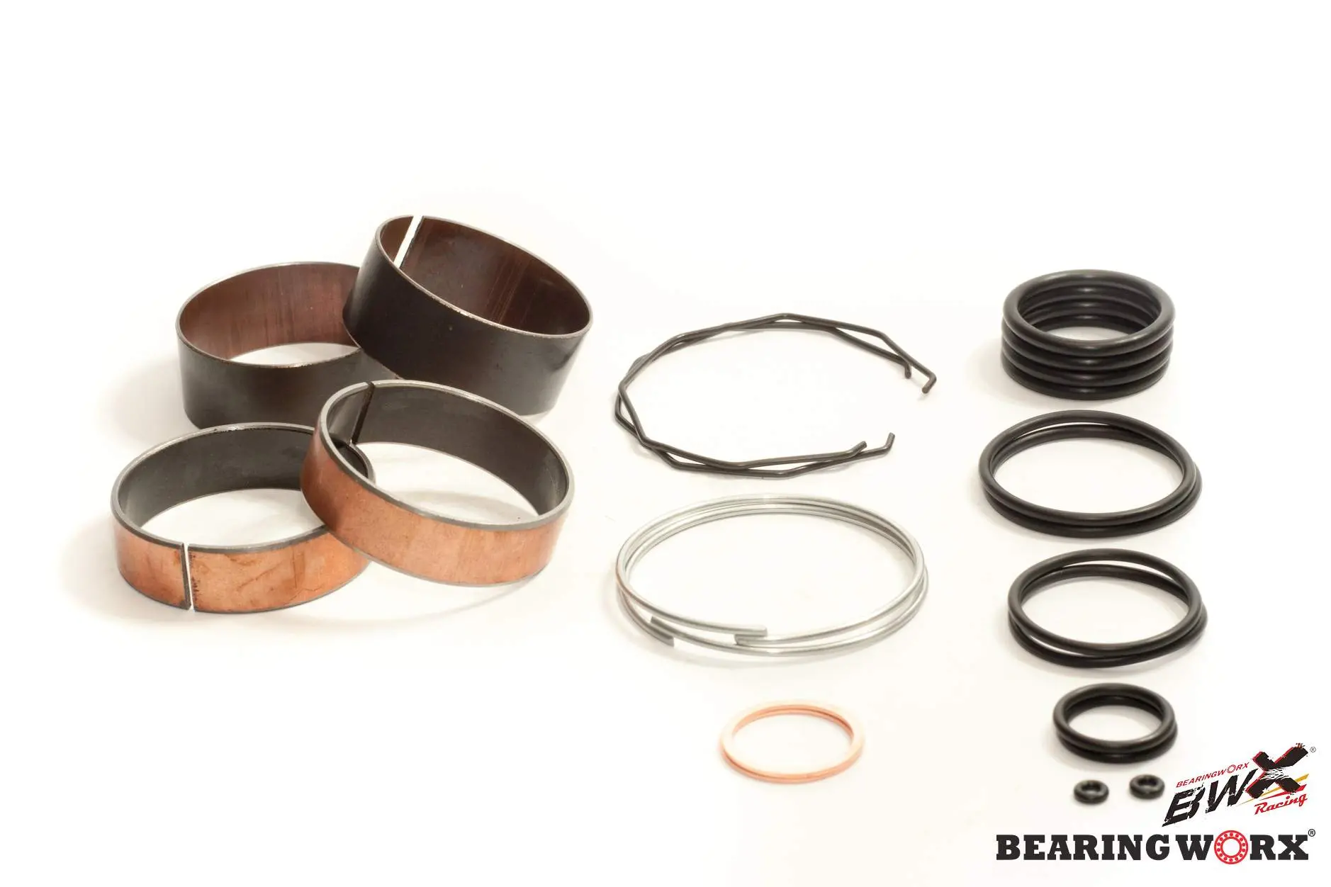 BEARING WORX sada pouzder přední vidlice HONDA CRF 450R 09-16, KXF 450 08-12, YZF 450 10-19 (38-6075)=FBK50006=FBK90004 (BEARING WORX sada pouzder)