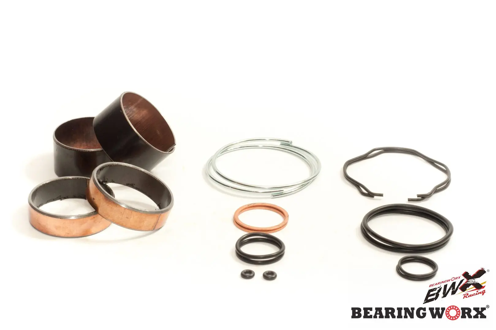 BEARING WORX sada pouzder přední vidlice HONDA CR 80/85 96-07, CRF 150R 07-18, SUZUKI RM 85 02-17 (38-6112)=FBK70002 (BEARING WORX sada pouzder)