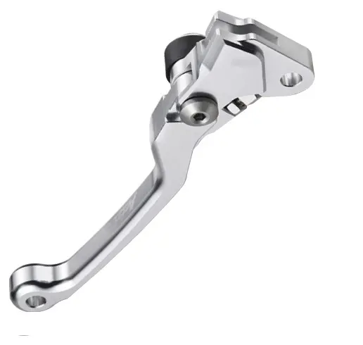 ACCEL výklopná spojková páka YAMAHA YZ/YZF 00-14, KAWASAKI KXF 250/450 06-16 barva titanová (ACCEL výklopná spojková páka YAMAHA YZ/YZF 00-14,)
