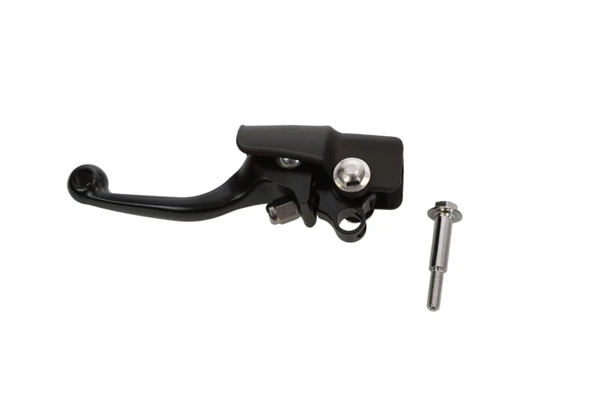 ACCEL výklopná spojková páčka s krytkou proti prachu KAWASAKI KXF 250 21-23, KXF 450 19-23, KX 450 X 22-23 (13236-0813) barva černá (ACCEL výklopná)
