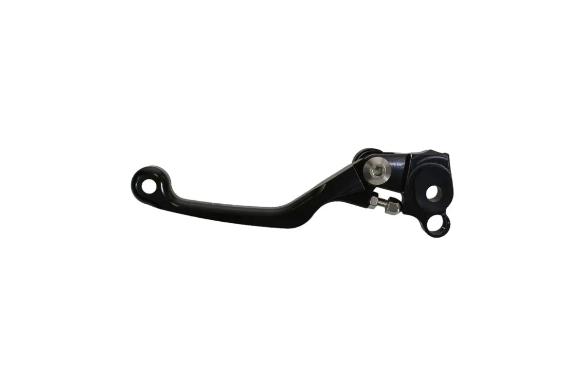 ACCEL výklopná spojková páčka KAWASAKI KXF 250 21-23, KXF 450 19-23, KX 450 X 22-23 (13236-0813) barva černá (ACCEL výklopná spojková páčka KAWASAKI)