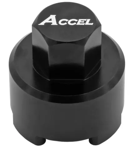 ACCEL servisní klíč na přední odpružení WP dvoukomorové a WP 48U AER k vyšroubování horní matice olejové vložky KTM SX 125-250, SXF 250-450 17-21,