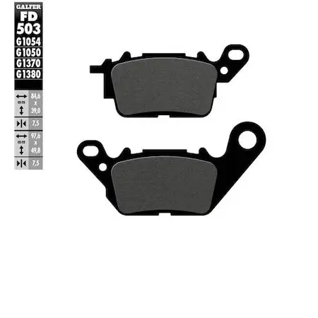 GALFER brzdové destičky KH694 polokovové SCOOTER YAMAHA N-MAX 125 / 150 (GALFER brzdové destičky KH694 polokovové SCOOTER YAMAHA N-MAX 125 / 150)