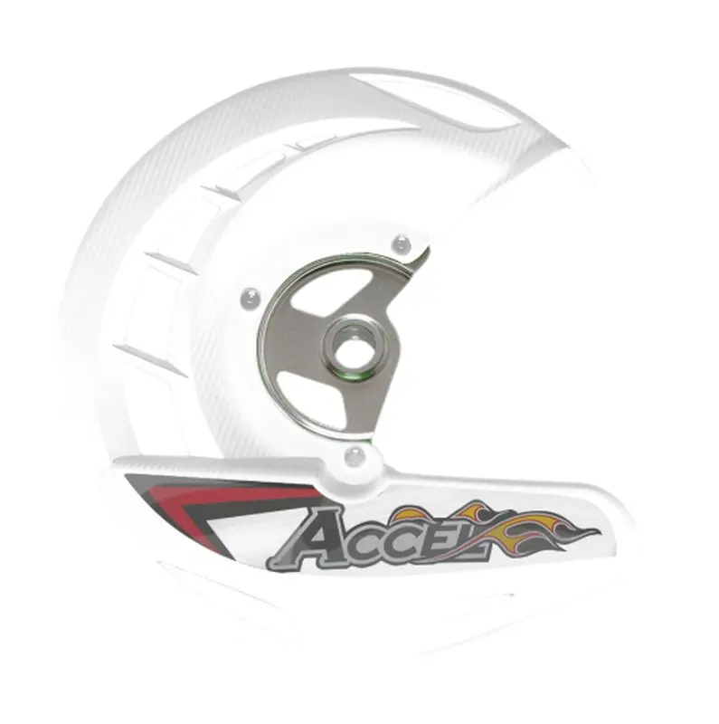 ACCEL kryt brzdového kotouče přední YAMAHA YZ/YZF 14-16 WRF 14-16 barva bílá (FDG-06WH) (ACCEL kryt brzdového kotouče přední YAMAHA YZ/YZF 14-16 WRF)