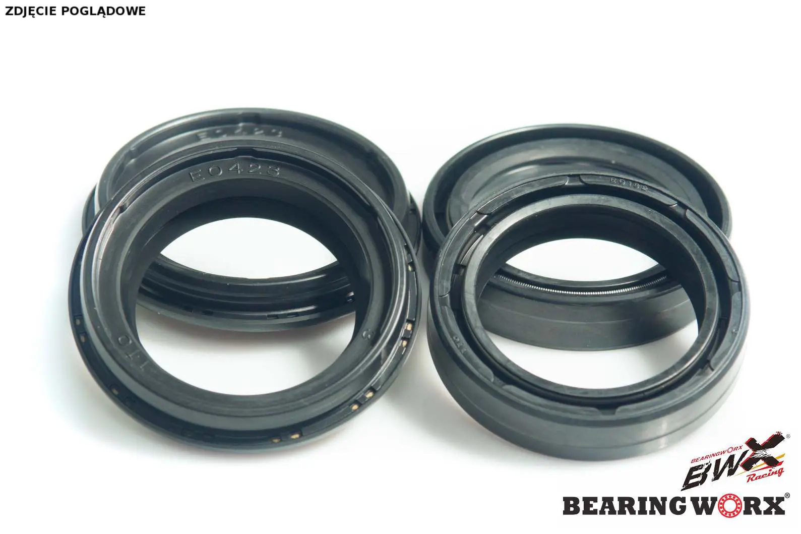 BEARING WORX sada olejových a prachových těsnění HONDA, KAWASAKI, SUZUKI, TRIUMPH, YAMAHA (43X55X9,5/10,5) (56-137) (BEARING WORX sada olejových a)