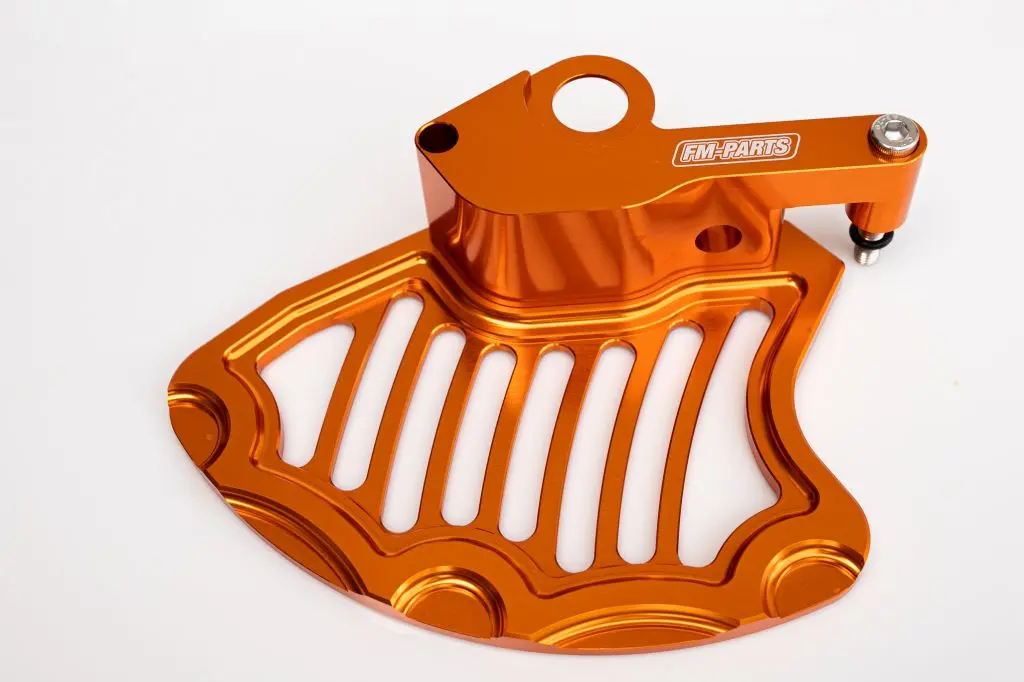 FM-PARTS hliníkový kryt brzdového kotouče přední KTM 15-24 barva oranžová (FM-PARTS hliníkový kryt brzdového kotouče přední KTM 15-24 barva oranžová)