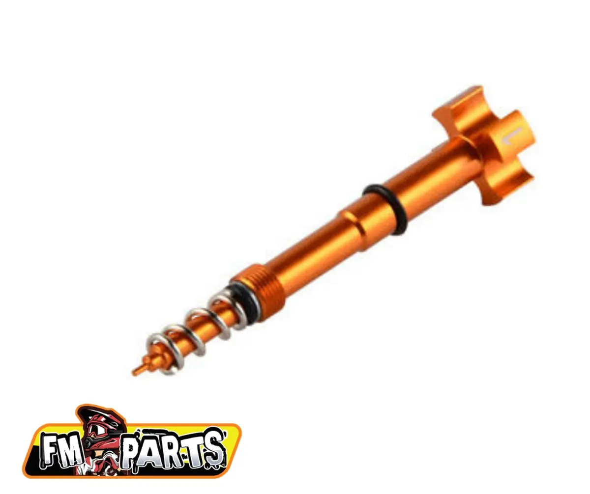 FM-PARTS šroub nastavení směsi karburátoru KEIHIN (FUEL MIXTURE SCREW) barva oranžová (FM-PARTS šroub nastavení směsi karburátoru KEIHIN (FUEL)