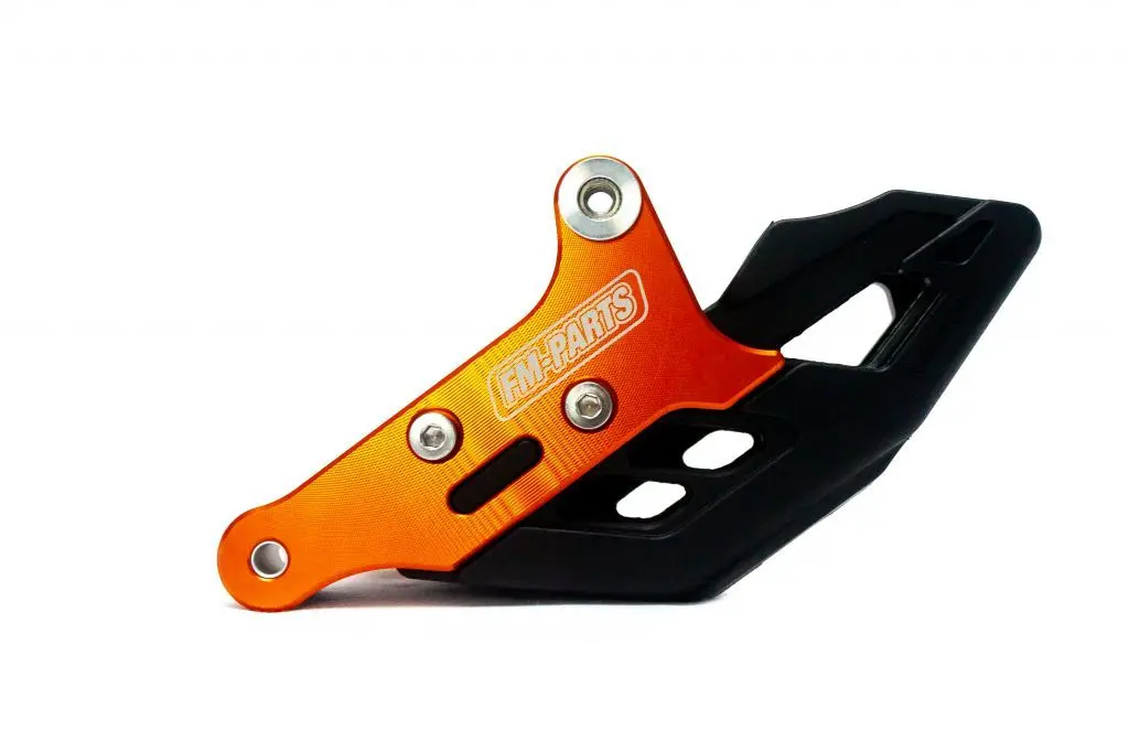 FM-PARTS zesílené vodítko řetězu KTM/HUSQVARNA/GAS-GAS TPI 17-23 barva oranžová ( )