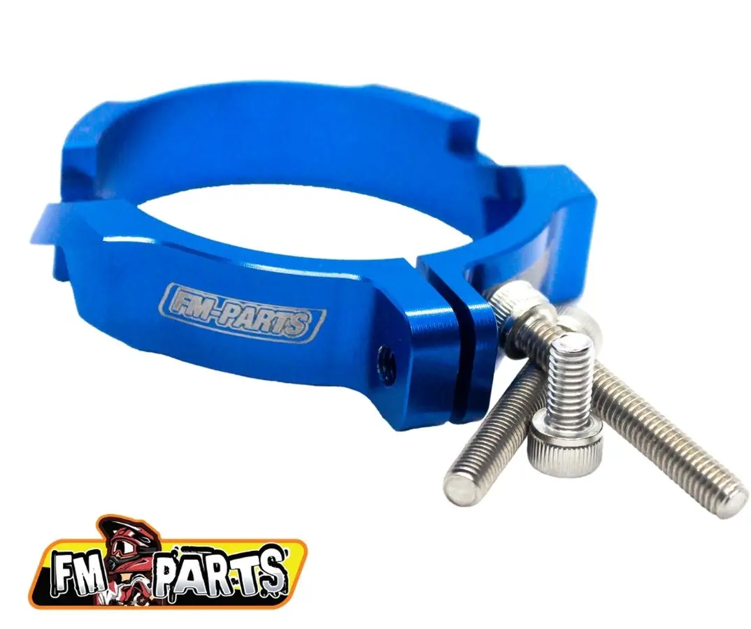 FM-PARTS zesílení výfukového potrubí KTM/HUSQVARNA 17-25 barva modrá (FP1291M00108BL) ( )