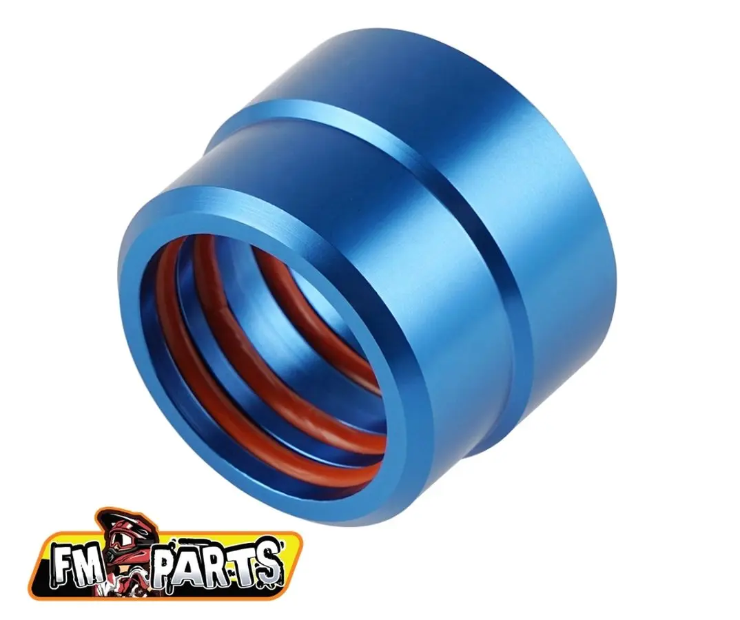 FM-PARTS konektor mezi difuzorem a tlumičem výfuku KTM/HUSQVARNA 17-23 barva modrá (FP1291MBL) ( )