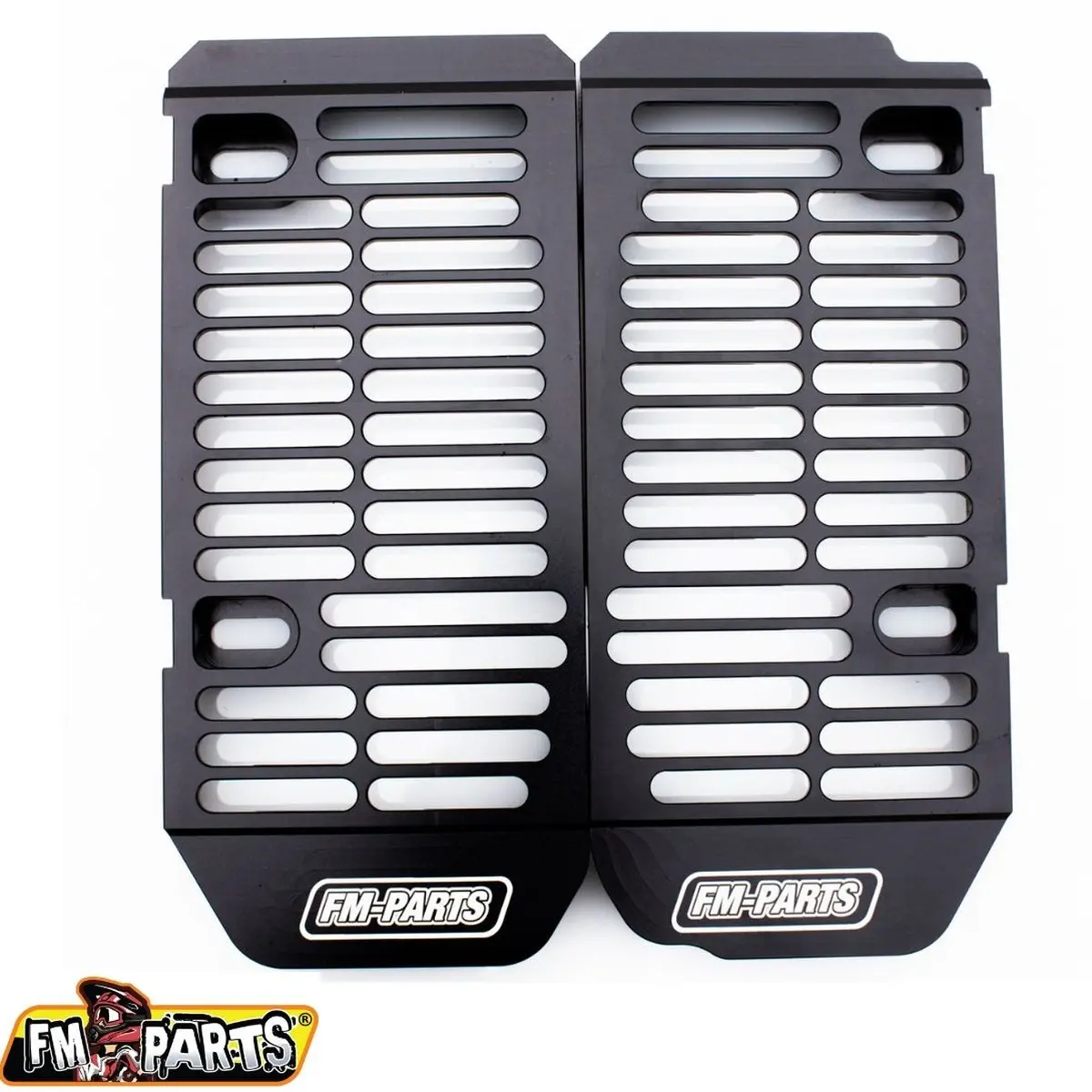 FM-PARTS kryty chladiče (mřížka) hliník RIEJU MR 21-23 barva černá (FM-PARTS kryty chladiče (mřížka) hliník RIEJU MR 21-23 barva černá)