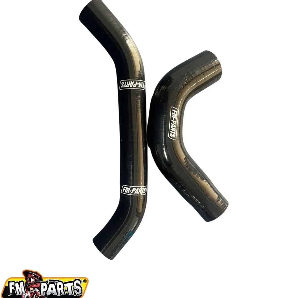 FM-PARTS silikonové hadice chladiče KTM EXC 250/300 TPI 24-26; HUSQVARNA TE/TEI 250/300 TPI 24-26; GAS-GAS EC 250/300 TPI 24-26 barva černá