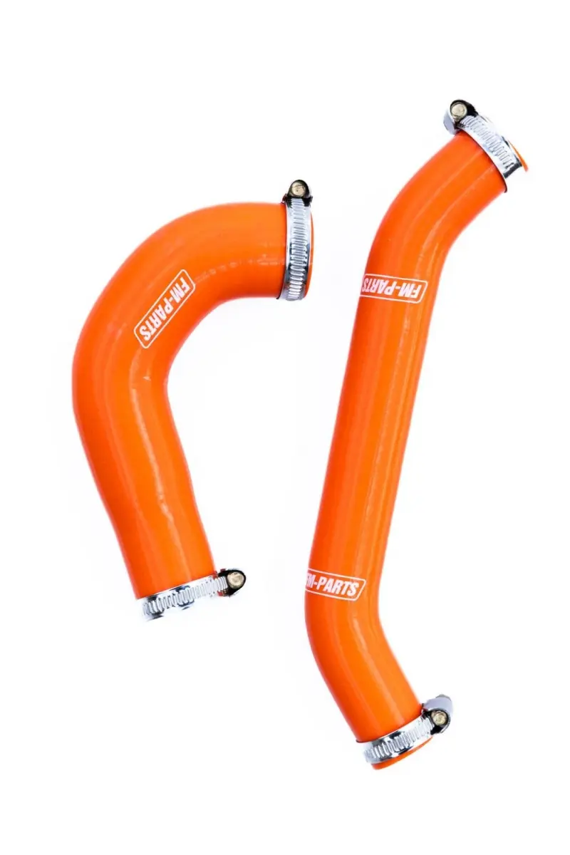 FM-PARTS silikonové hadice chladiče KTM EXC 250/300 TPI 24-26; HUSQVARNA TE/TEI 250/300 TPI 24-26; GAS-GAS EC 250/300 TPI 24-26 barva oranžová ( )