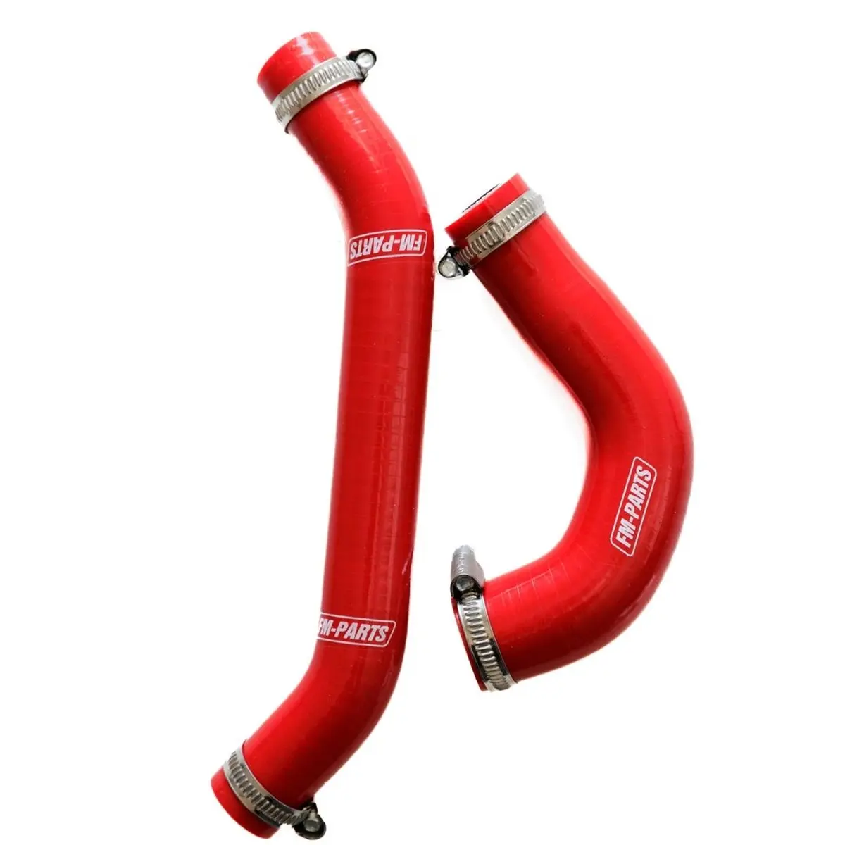 FM-PARTS silikonové hadice chladiče KTM EXC 250/300 TPI 24-26; HUSQVARNA TE/TEI 250/300 TPI 24-26; GAS-GAS EC 250/300 TPI 24-26 barva červená