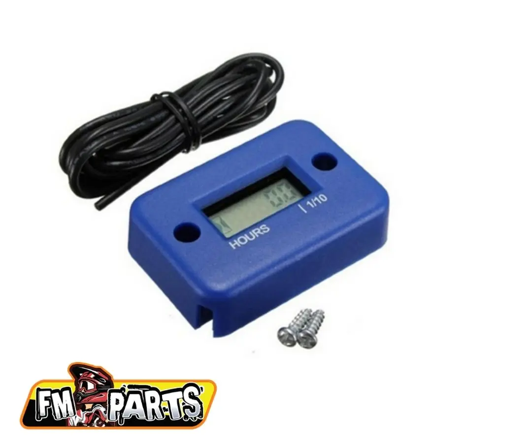 FM-PARTS indukční měřič motohodin voděodolný barva modrá (EL) ( )