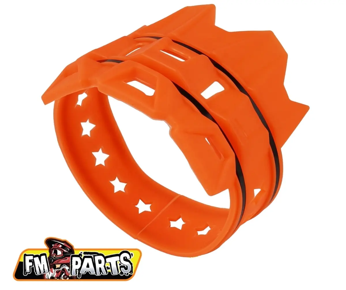 FM-PARTS univerzální kryt tlumiče barva oranžová (FPEP014OR) ( )