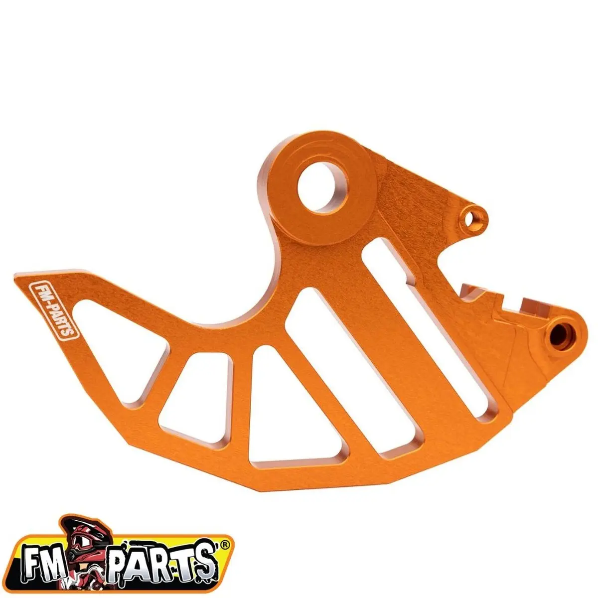 FM-PARTS hliníkový kryt brzdového kotouče zadní KTM / HUSQVARNA / GAS GAS 24-25 barva oranžová (FM-PARTS hliníkový kryt brzdového kotouče zadní KTM /)