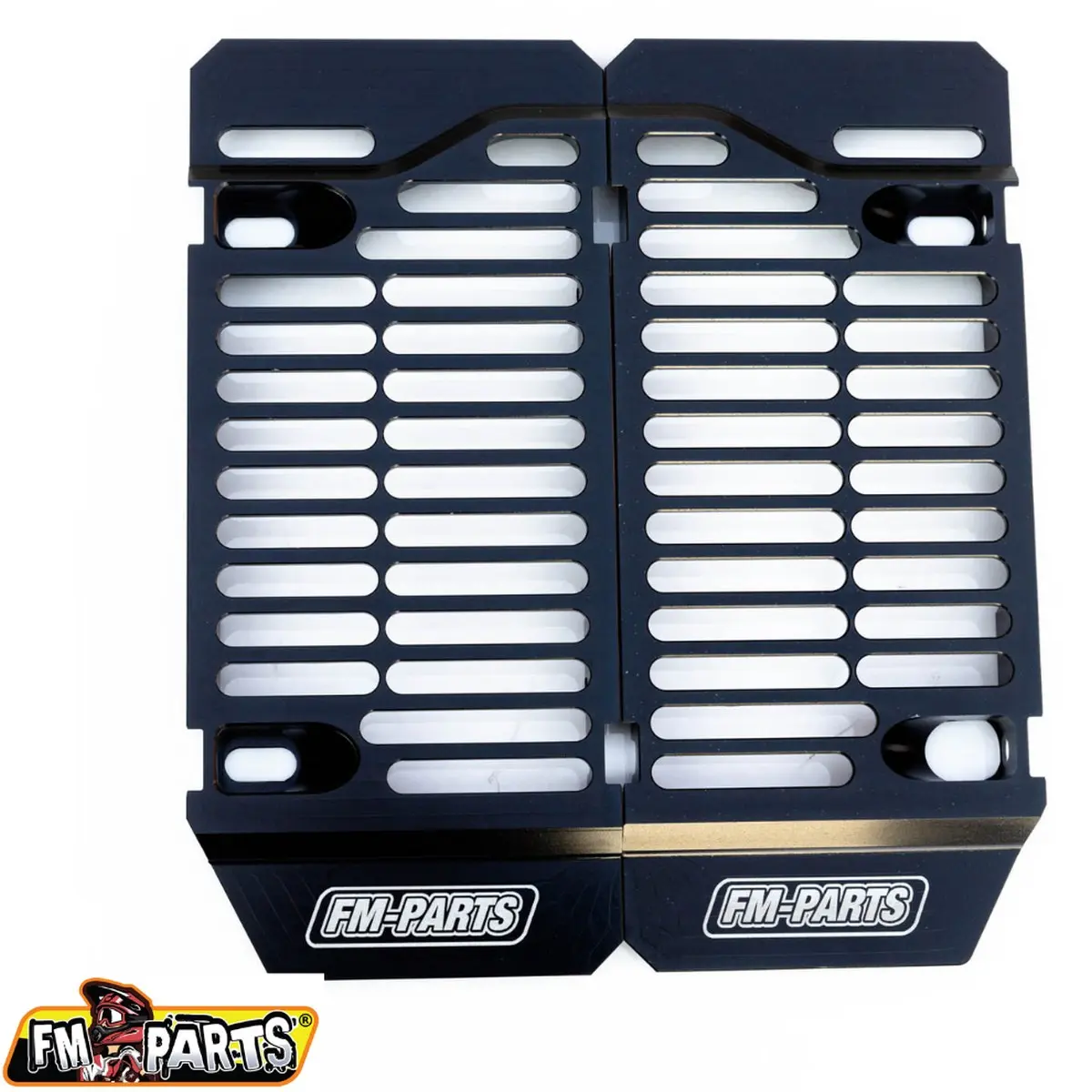FM-PARTS kryty chladiče (mřížka) hliník SHERCO 14-24 barva černá ( )