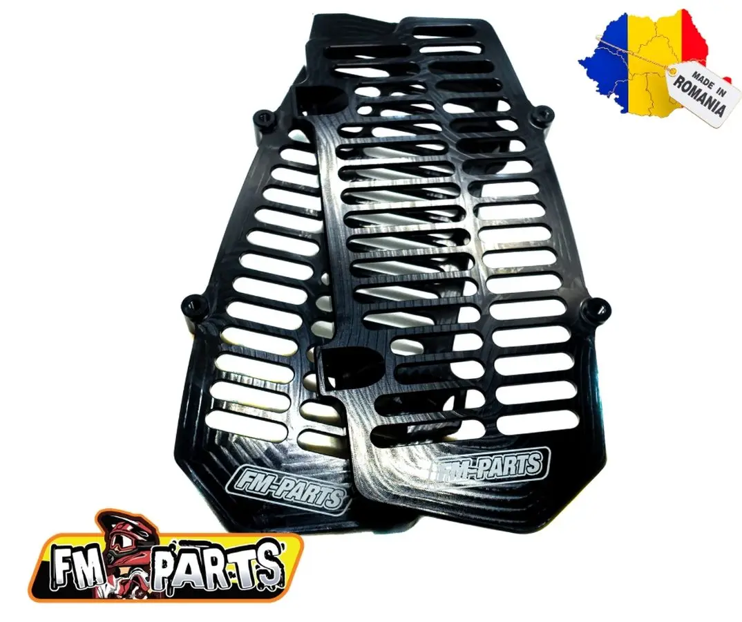 FM-PARTS kryty chladiče (mřížka) hliník KTM / HUSQVARNA / GAS GAS 20-23 barva černá (FM-PARTS kryty chladiče (mřížka) hliník KTM / HUSQVARNA / GAS)