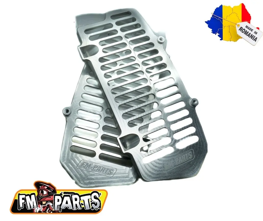 FM-PARTS kryty chladiče (mřížka) hliník KTM/HUSQVARNA 20-23 barva stříbrná (FM-PARTS kryty chladiče (mřížka) hliník KTM/HUSQVARNA 20-23 barva)
