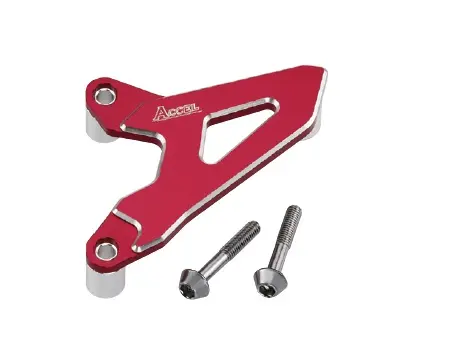 ACCEL kryt řetězového kola přední HONDA CRF 450R '05-'07, CRF 450X '05-'12 barva červená ( )