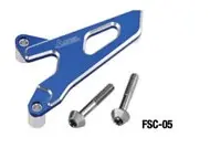 ACCEL kryt řetězového kola přední YAMAHA YZF 250 '01-'16, WRF 250 '01-'16, SUZUKI RMZ 250 07-18, RMZ 450 05-18 barva modrá ( )
