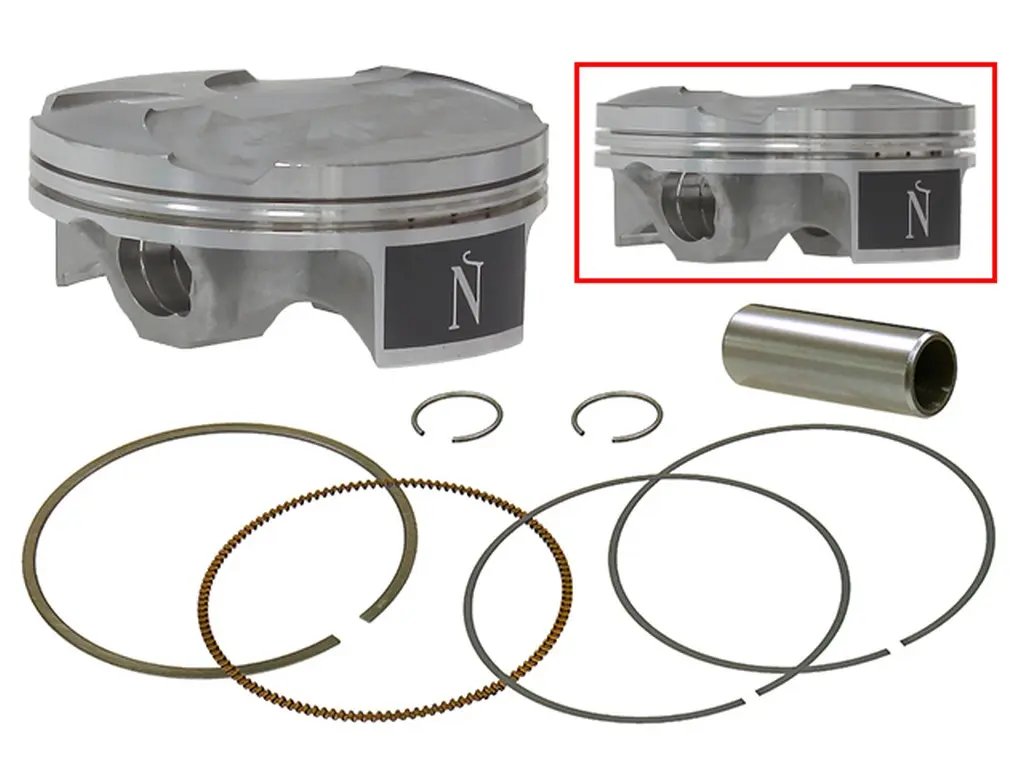 NAMURA píst HONDA CRF 250R 16-17 (výbrus B+0,01=76,77mm) kovaný (kroužky NX-10039R) (FX-10042-B) (NAMURA píst HONDA CRF 250R 16-17 (výbrus)