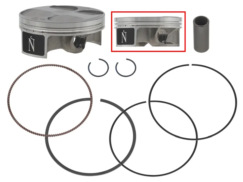 NAMURA píst YAMAHA WR 250F / YZ 250FX (WRF 250 / YZF 250FX) 20-21, YZ 250F (YZF 250) 19-21 (výbrusC=76.97mm) kovaný (kroužky FX-40050R) (FX-40050-C)