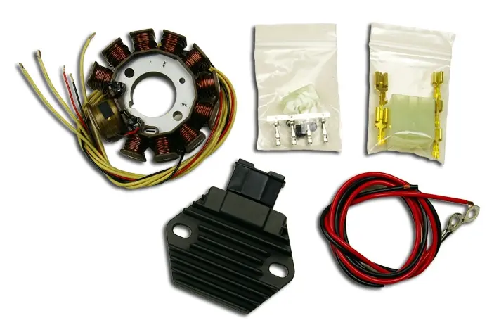 ELECTREX vinutí statoru alternátoru vč. regulátoru napětí KTM EXC 2T 250 08-17 EXC 300 08-15, FREERIDE 250 14, EXC 200 13-15 , SX 144 08, HUSABERG