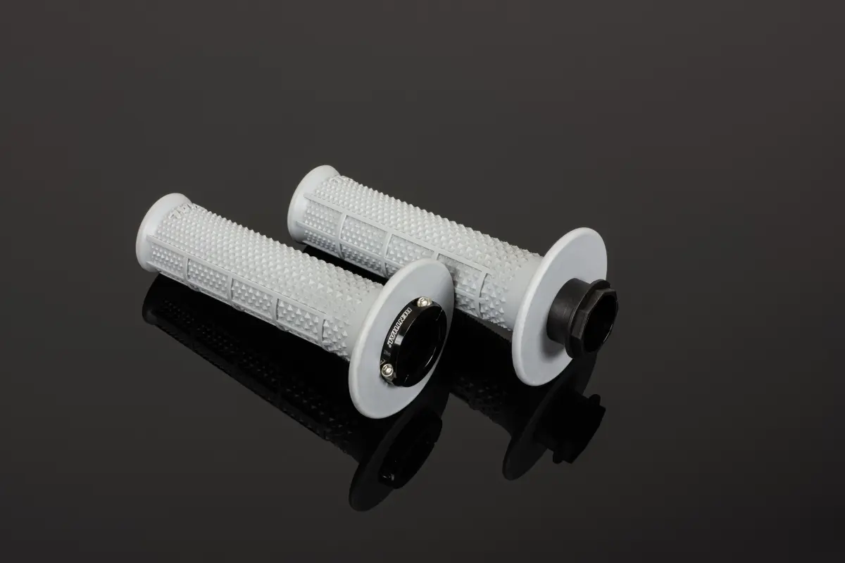 RENTHAL gripy MX ORIGINAL LOCK-ON SOFT (TAPERED) barva světle šedá ( )