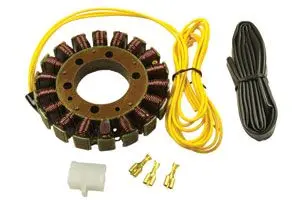 ELECTREX vinutí alternátoru (stator) YAMAHA XV250 88-11, XT 600E 95-02, XTZ660 91-98, SUZUKI LTF250/300, VZ800 97-04, KAWASAKI ZZR600, GPX (ELECTREX)