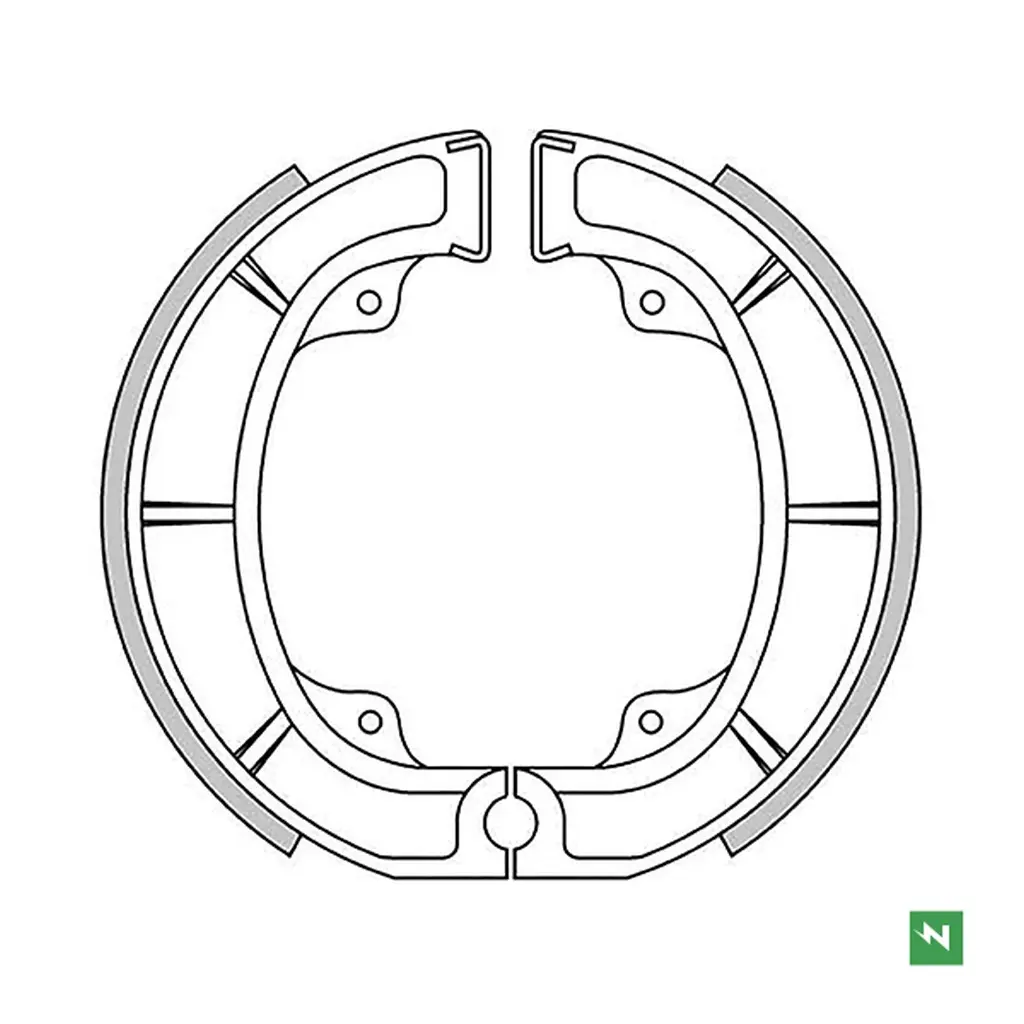 NEWFREN brzdové čelisti SUZUKI RM 250/465 81-82 přední (150X22mm) (NEWFREN brzdové čelisti SUZUKI RM 250/465 81-82 přední (150X22mm))
