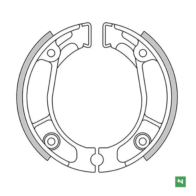 NEWFREN brzdové čelisti přední/zadní HONDA C 90 82-03, CR 80R 80-85, CRF 150F 03-17, CT 110 80-09, CT 125 76-85, MTX 125/200 83-86, TL 200 76-79, XL