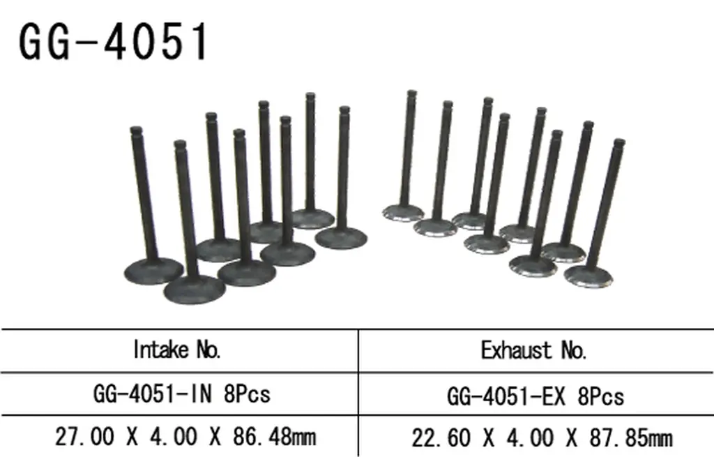 VESRAH sací ventil KAWASAKI ZX6R 03-04, ZX 6RR 03 (12004-1163) (1 kus) vyrobeno v Japonsku (VESRAH sací ventil KAWASAKI ZX6R 03-04, ZX 6RR 03)