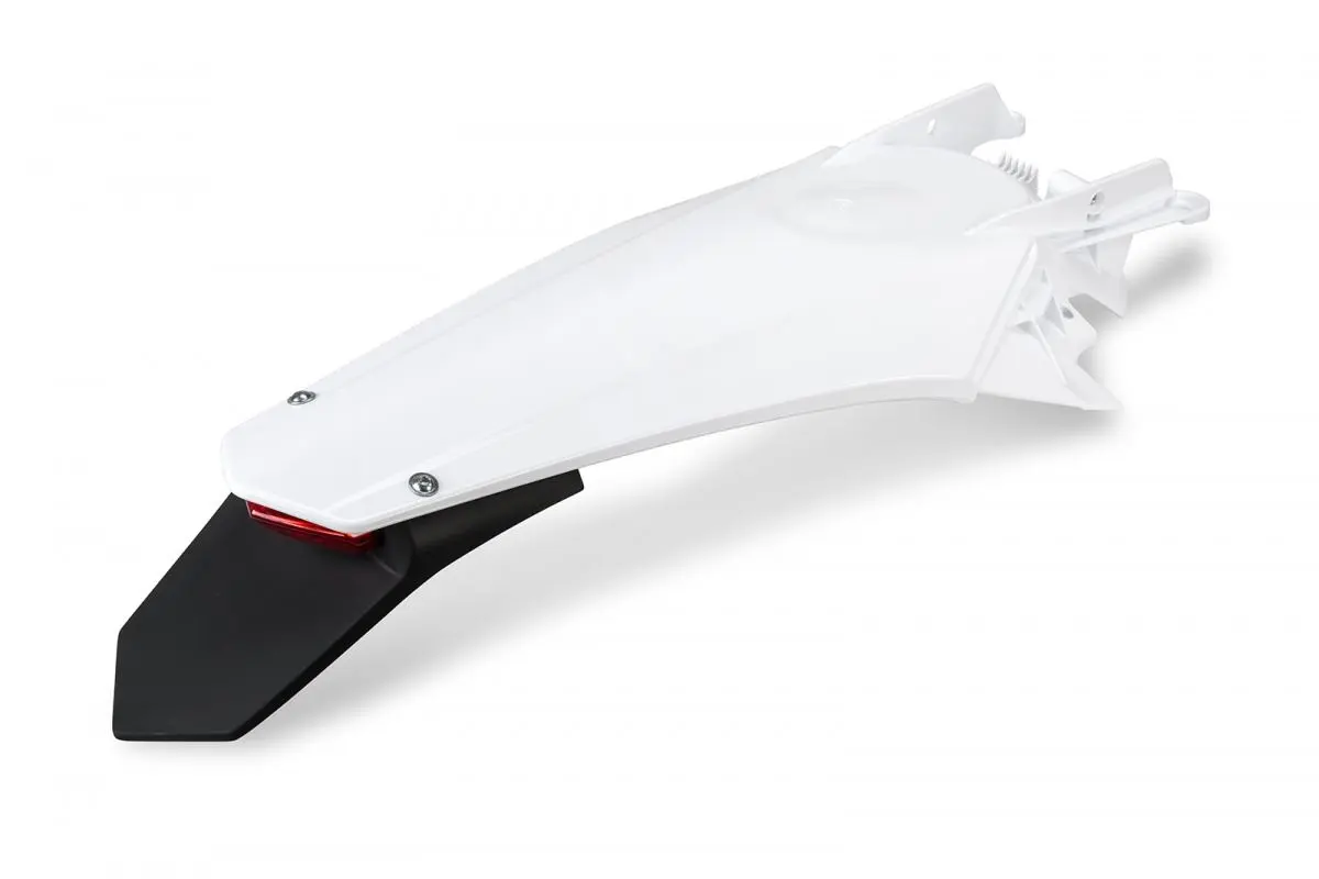 UFO blatník zadní GAS GAS EC/EC-F 21-23, barva bílá ( ENDURO se světlem LED ) (UFO blatník zadní GAS GAS EC/EC-F 21-23, barva bílá ( ENDURO se)