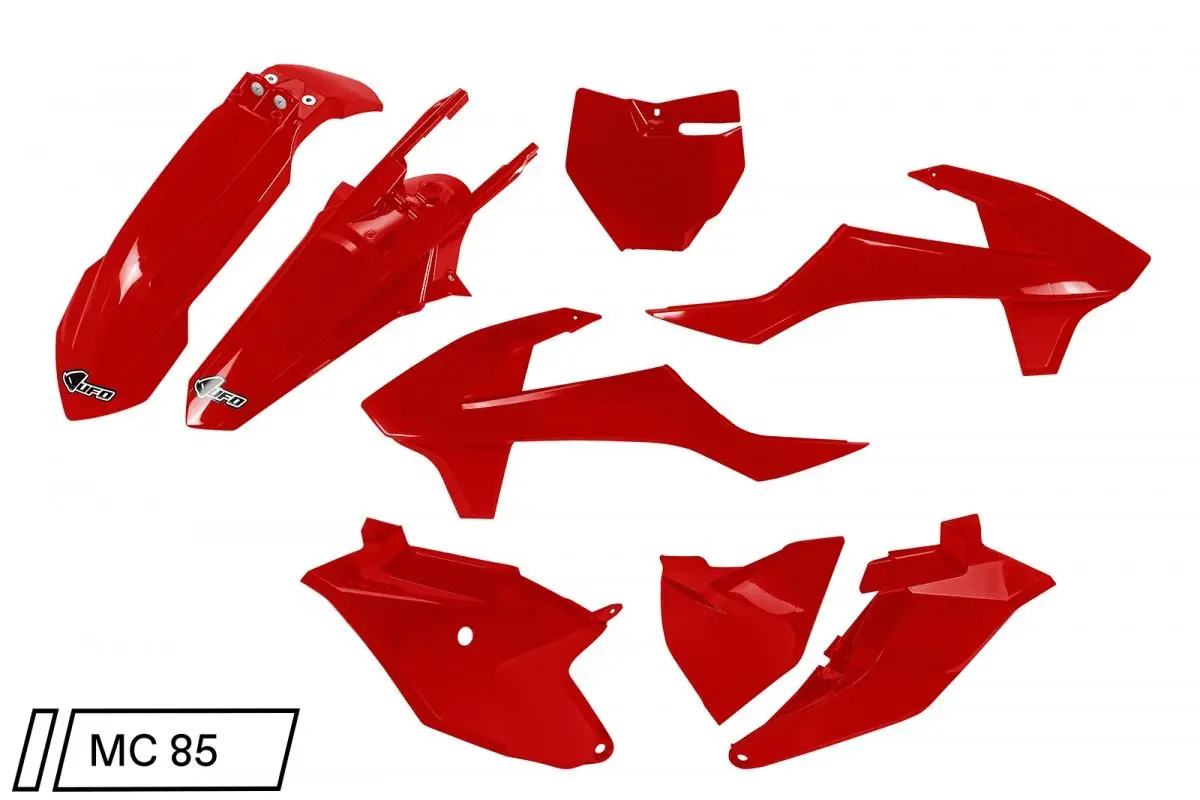 UFO kompletní sada plastů GAS GAS MC 85 21-23 barva OEM 21 (červená) (UFO kompletní sada plastů GAS GAS MC 85 21-23 barva OEM 21 (červená))