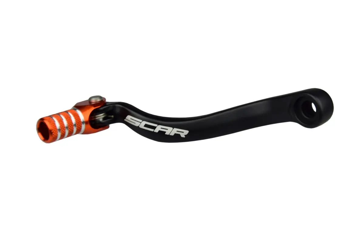 SCAR RACING páčka řazení KTM SXF (SX-F) 250 / 450 11-25, SX 125 / 250 17-23, EXC 125 / 150 / 250 / 300 TPI 17-23 barva černá/oranžová ( )