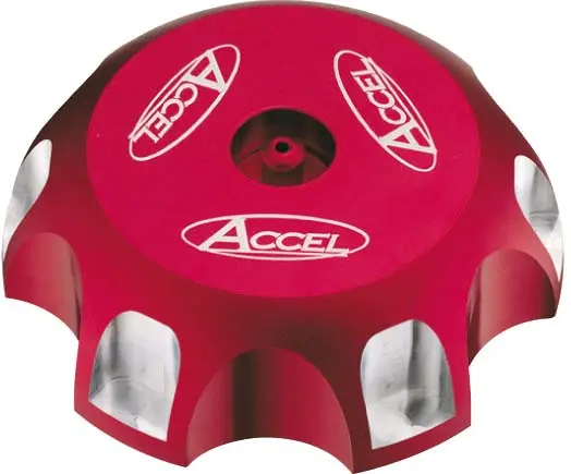 ACCEL víčko palivové nádrže HONDA CRF 250 '04-'18, CRF 450 '02-'18 barva červená (ACCEL víčko palivové nádrže HONDA CRF 250 '04-'18, CRF 450 '02-'18)