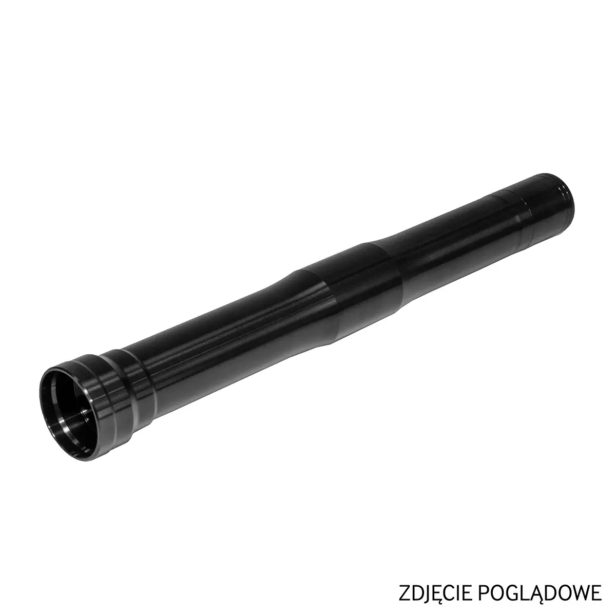 MS dřík tlumiče / nosná trubka vidlice (kalíšek) hliníková SUZUKI DL 1000 V-STROM 14- délka 550mm barva černá ( )