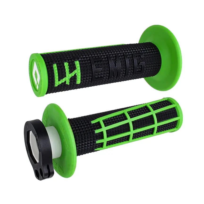 ODI gripy OFF ROAD EMIG 2.0 V2 LOCK-ON GRIP barva černá zelená ( )