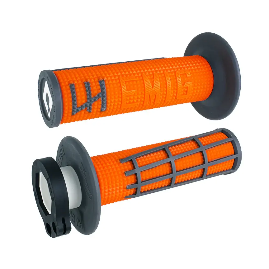 ODI gripy OFF ROAD EMIG 2.0 V2 LOCK-ON GRIP barva oranžová grafitová ( )